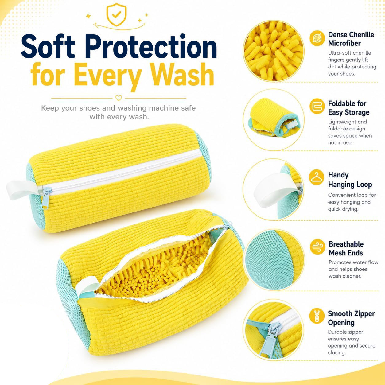 Shoe Washing Machine Bag, Laun - Shoe Cleaner 评论和价格